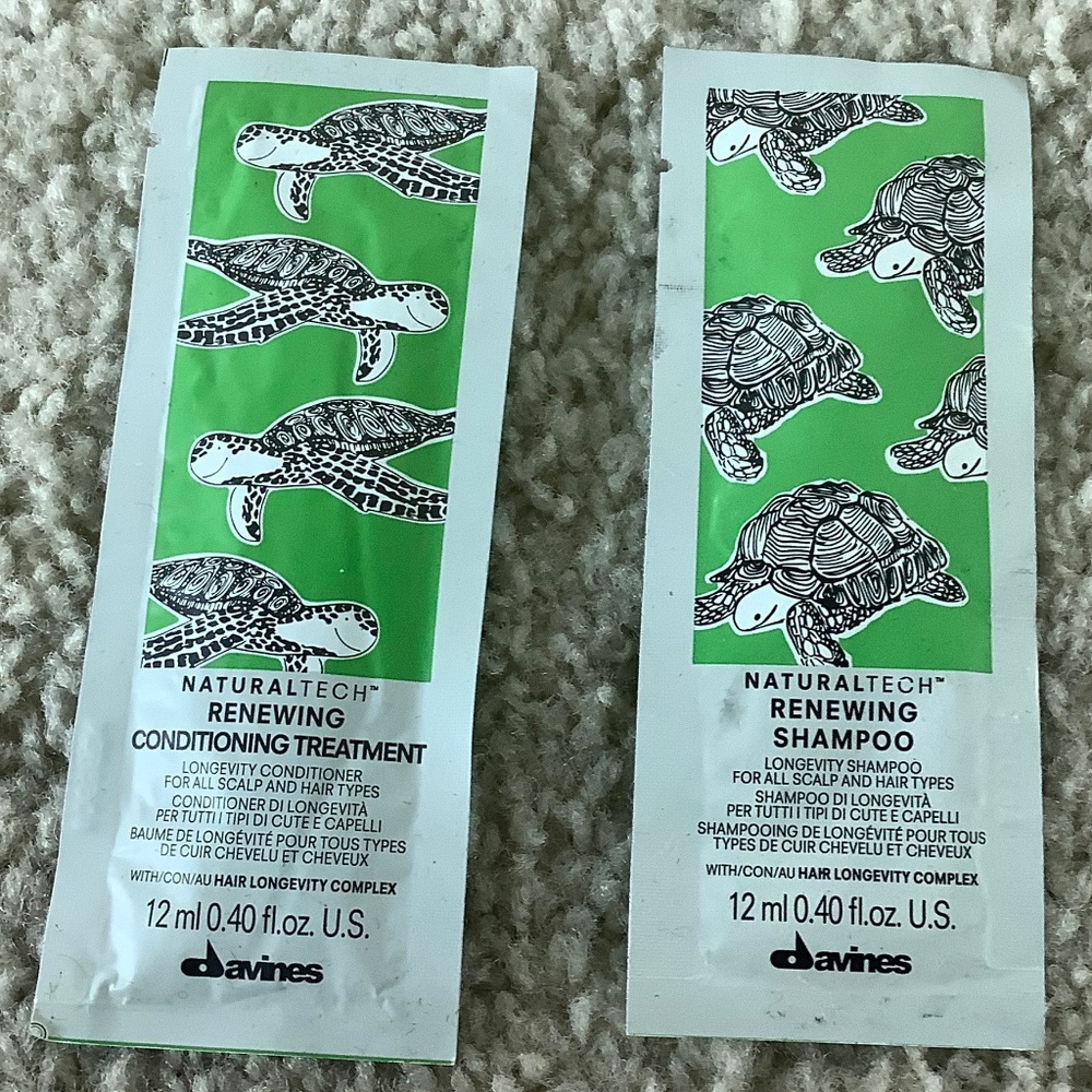 Davines Naturaltech Renewing Conditioning Treatment Shampoo and Conditioner